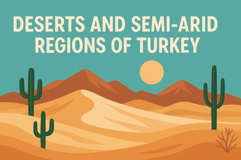 Deserts and Semi Arid Regions of Turkey