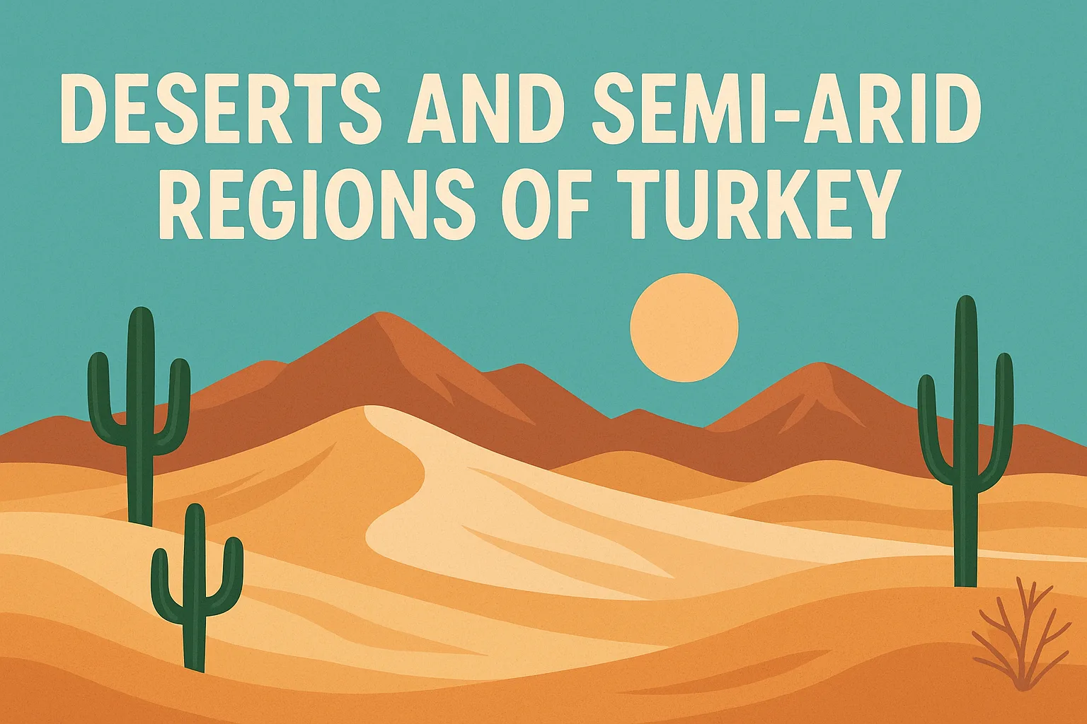 Deserts and Semi Arid Regions of Turkey