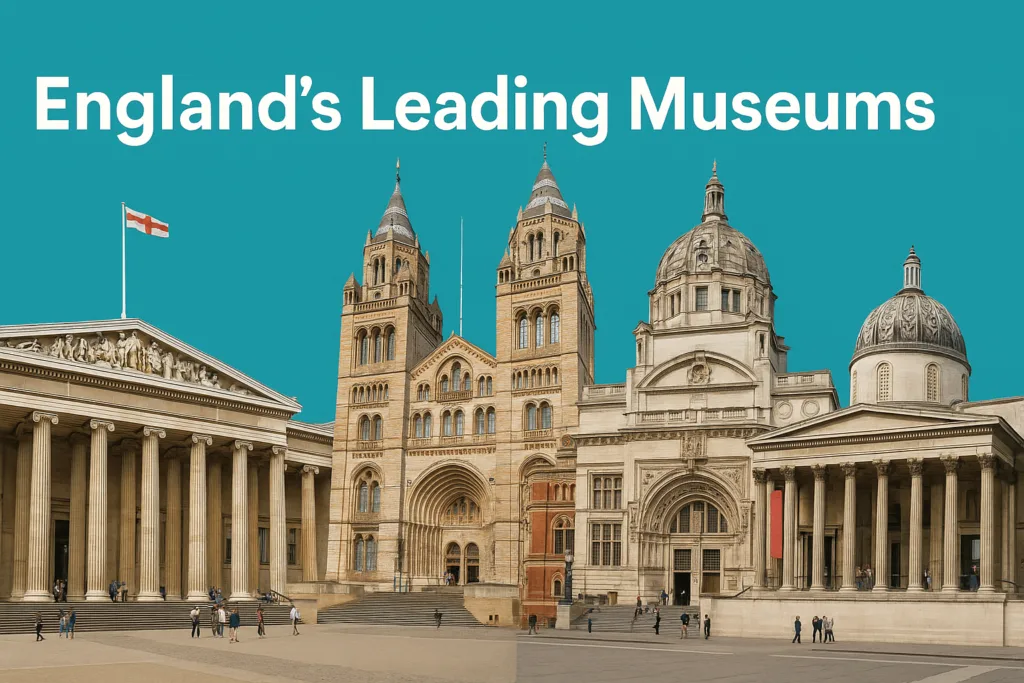 Leading museums of England displaying art history and cultural artifacts