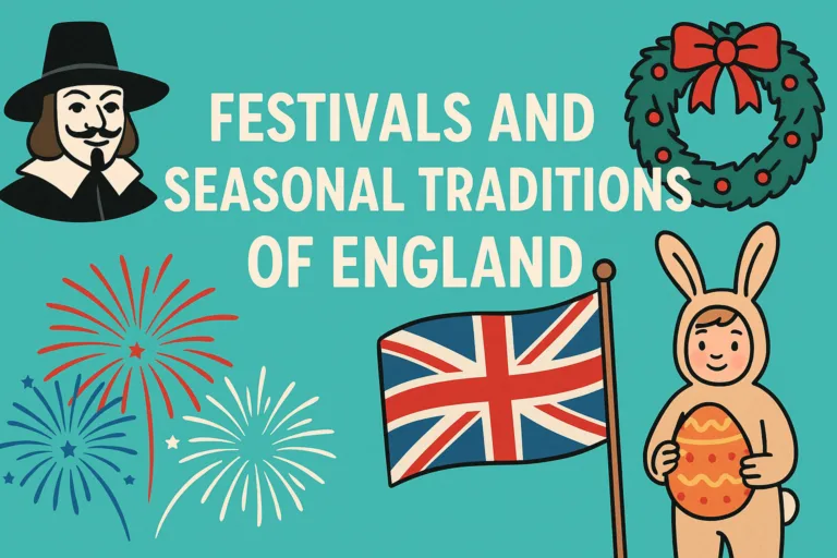 Traditional English festivals Morris dancers maypole and Bonfire Night