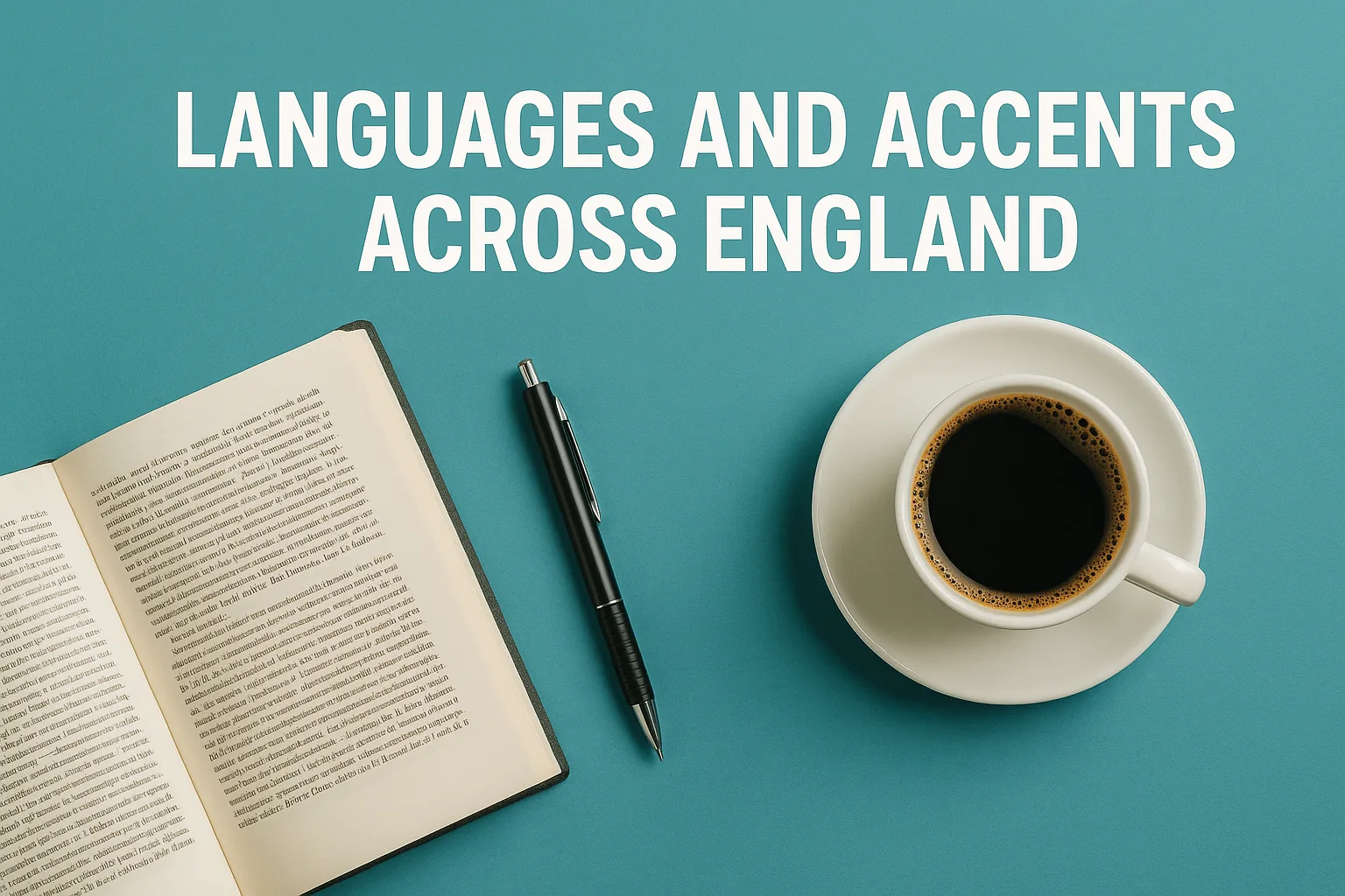 Map of languages and regional accents across England