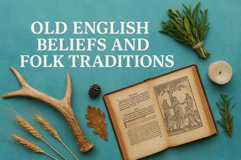 Old English folk beliefs and rural traditions