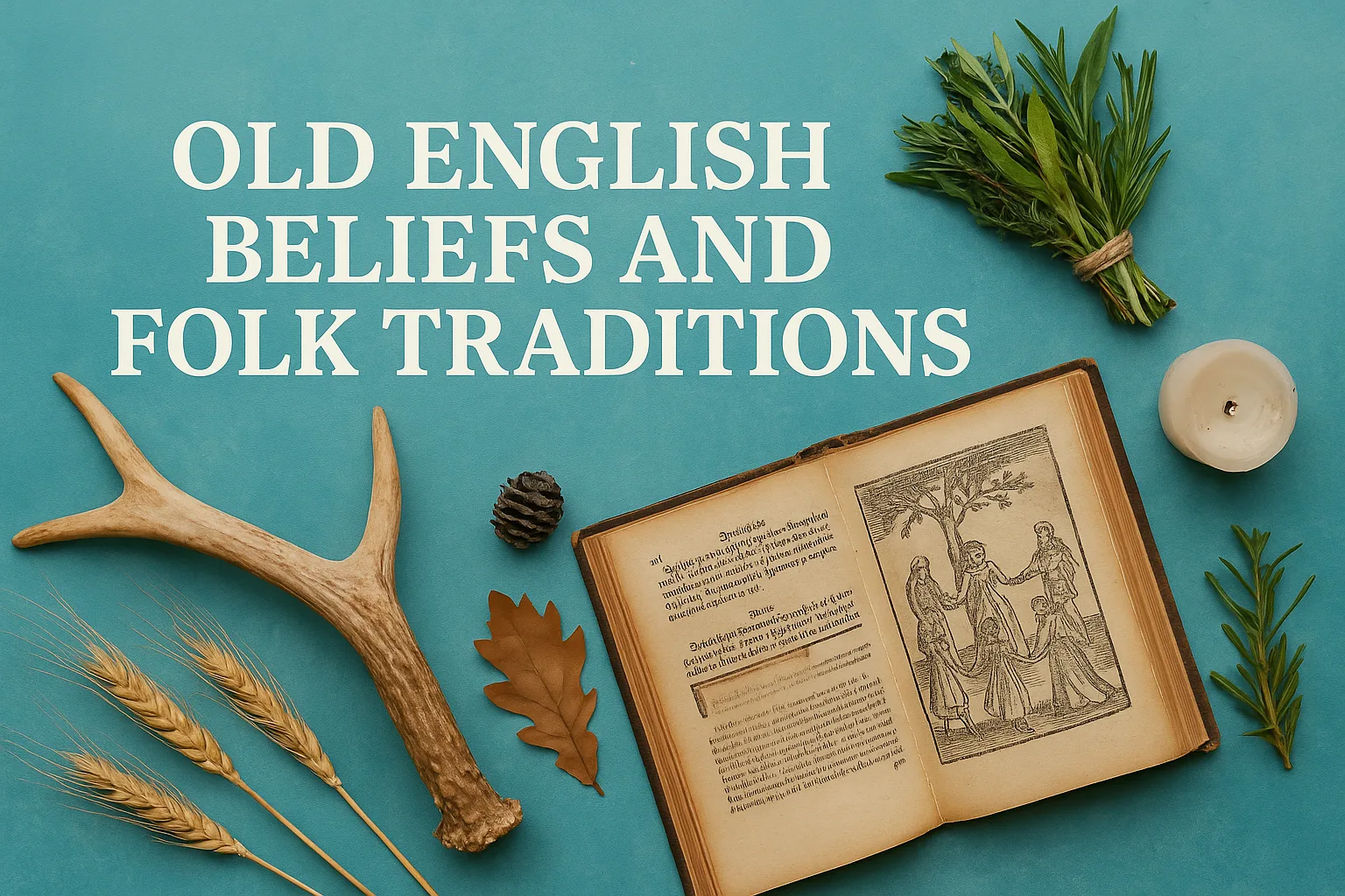 Old English folk beliefs and rural traditions