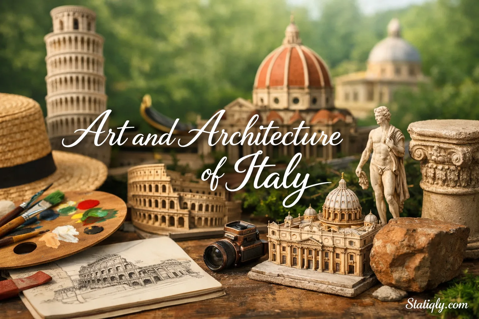 Art and architecture of Italy showcasing Renaissance churches and palaces