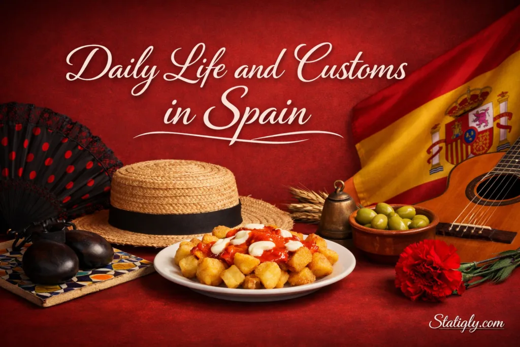 France showing a plate of fresh fruit and a straw hat on a red tablecloth