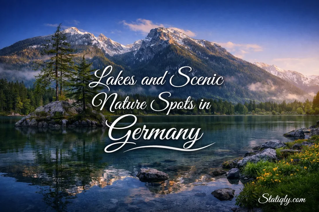 Beautiful lakes and scenic nature spots in Germany showcased in vibrant landscape