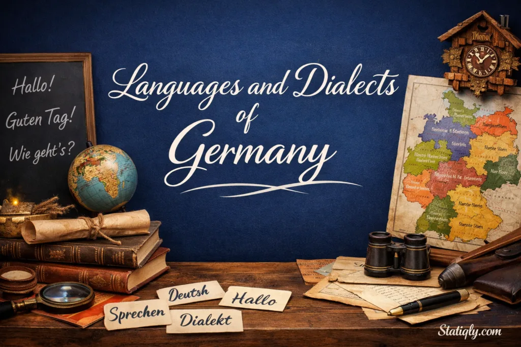Various languages and dialects spoken across Germany showcase its rich linguistic diversity.