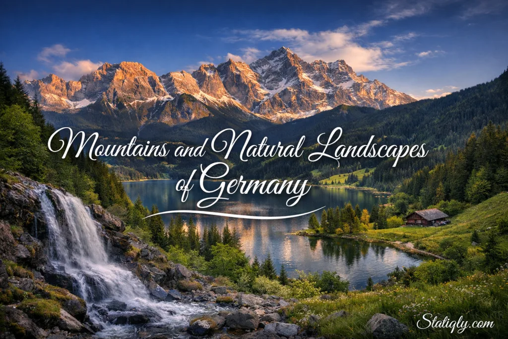 Majestic mountains and lush natural landscapes showcase Germany’s stunning wilderness and scenic beauty.
