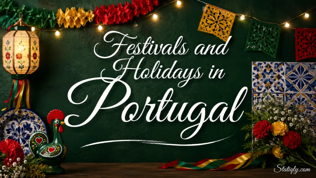 Colorful festivals and holidays celebrated across Portugal showcase rich culture and vibrant traditions.
