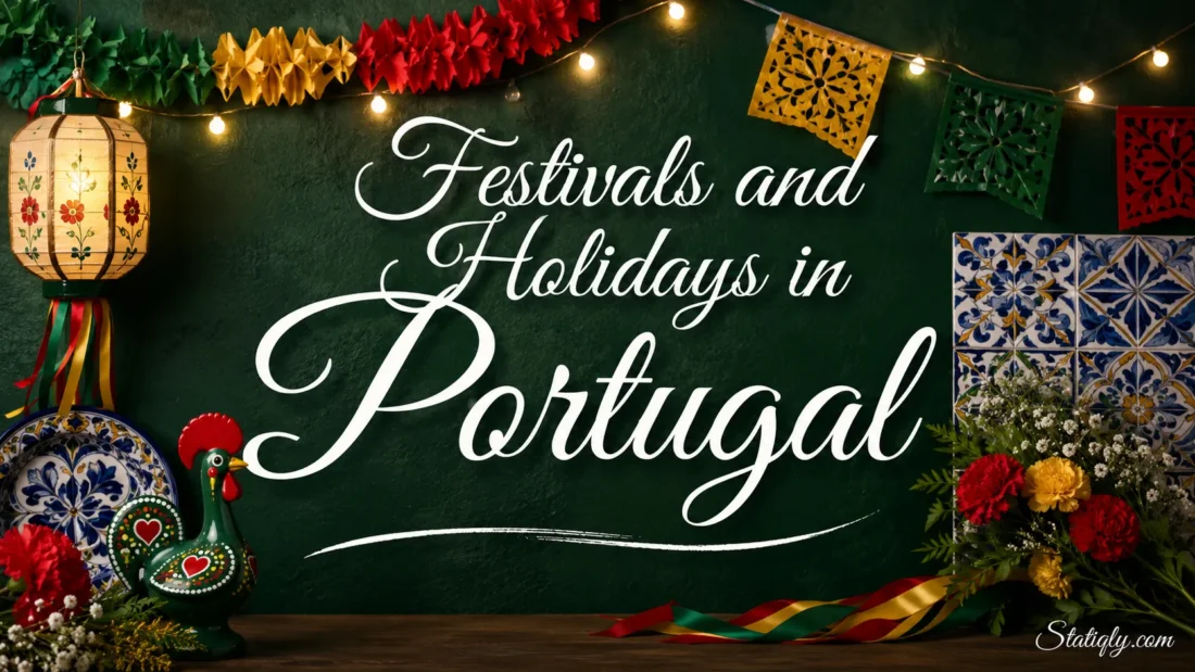 Colorful festivals and holidays celebrated across Portugal showcase rich culture and vibrant traditions.
