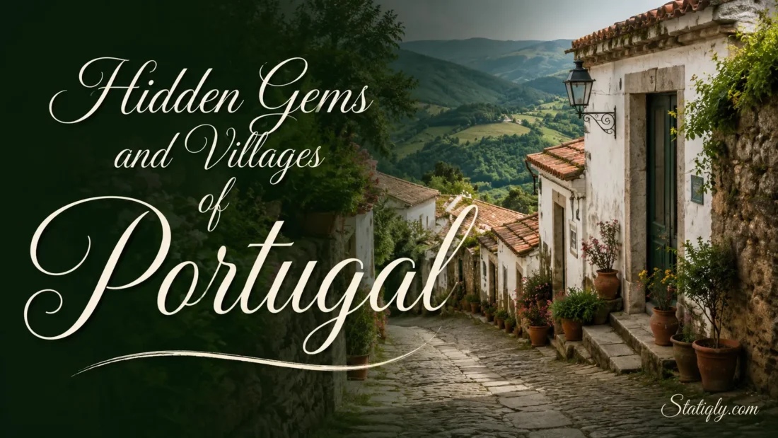 Charming hidden gems and villages of Portugal nestled in scenic landscapes and historic streets