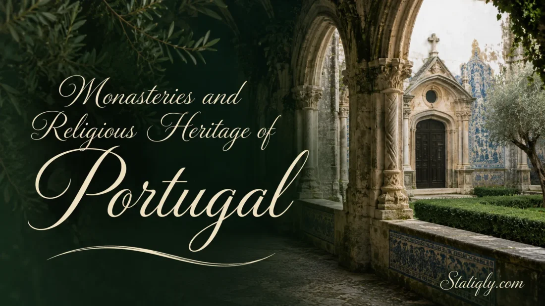 Majestic monasteries and religious heritage of Portugal showcased in historic stone architecture