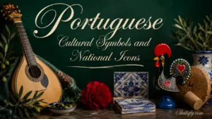 Portuguese cultural symbols and national icons showcase Portugal's rich heritage and traditions.