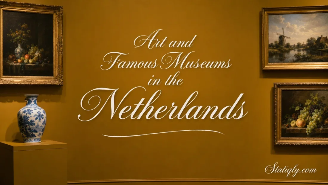Art and famous museums in the Netherlands showcasing world-renowned collections and cultural treasures.