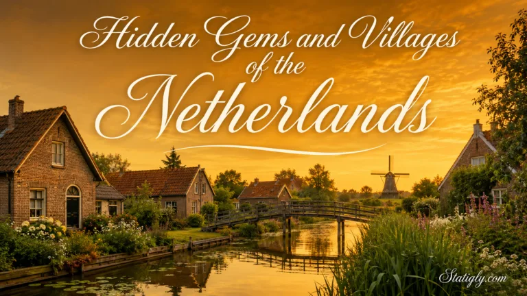 Charming hidden gems and villages of the Netherlands with scenic views and quaint architecture