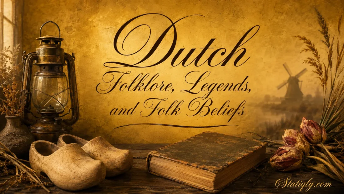 Dutch folklore legends and folk beliefs showcase traditional stories and beliefs unique to Dutch culture.