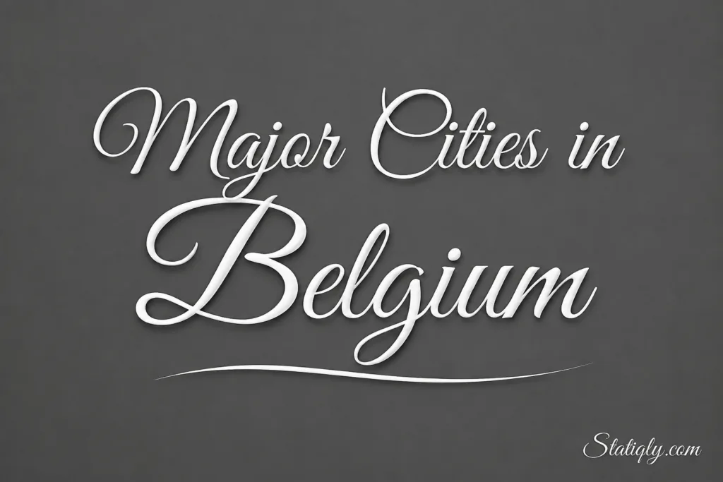 Map showing major cities in Belgium with Antwerp, Brussels, and Ghent labeled.