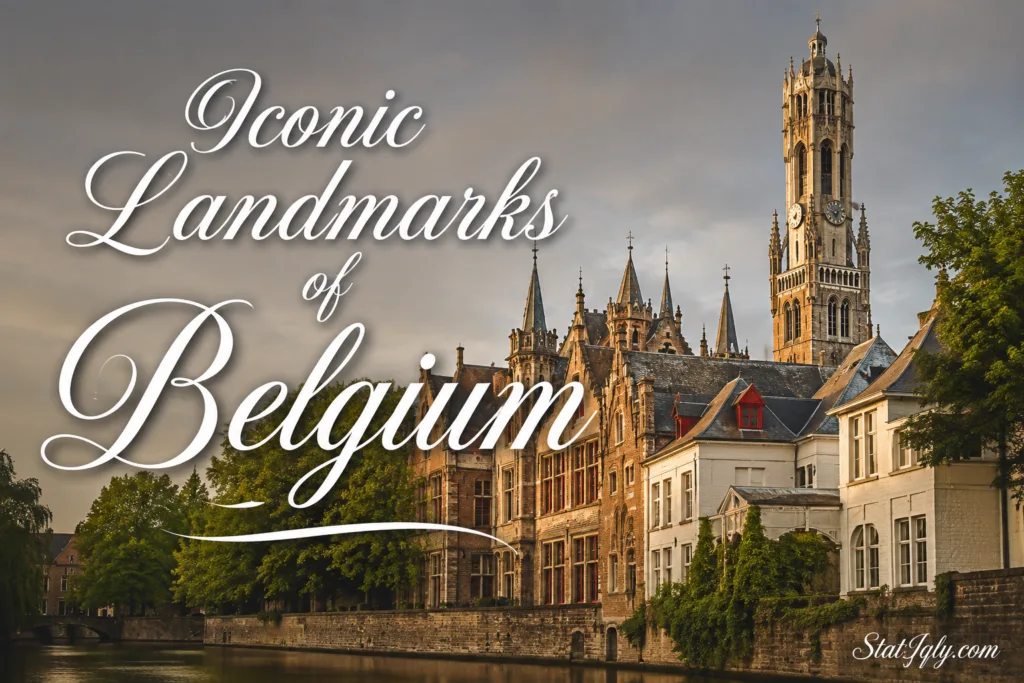 Beautiful view of Belgium's iconic landmarks, including historic architecture and famous cityscapes.