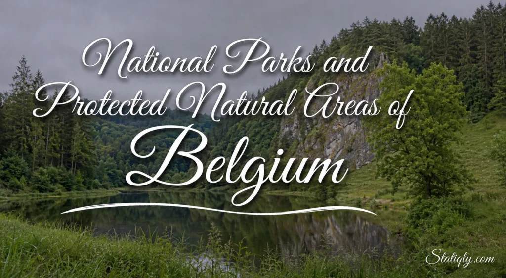 Beautiful landscape of protected natural areas in Belgium with greenery and scenic views.