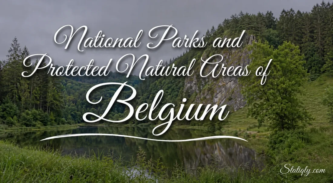 Beautiful landscape of protected natural areas in Belgium with greenery and scenic views.